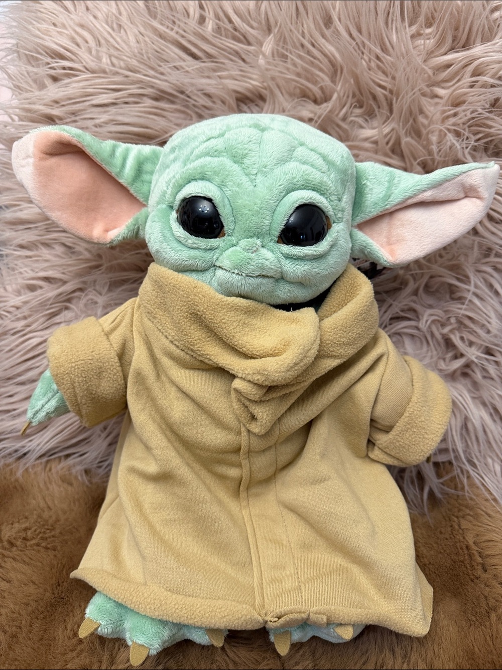 Build-A-Bear Grogu Plush - Green with Tan Robe